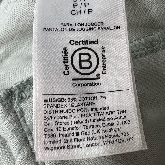 Athleta Farallon Jogger Pants Women's Small Camo Coast Blue Travel Fitted Cotton - Picture 6 of 9